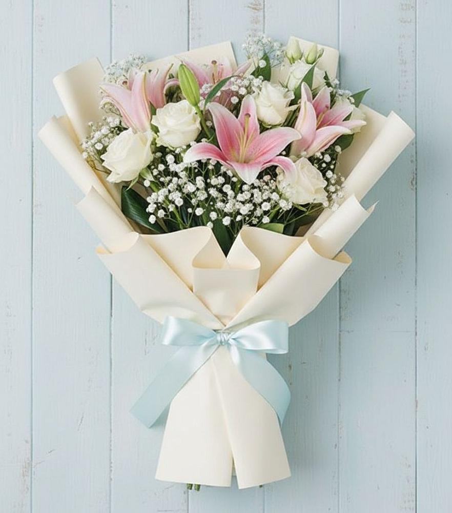 Букет цветов из: Лилии в Добрянке