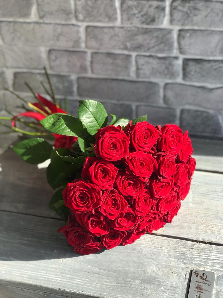 Букет Красные розы Фридом в Добрянке