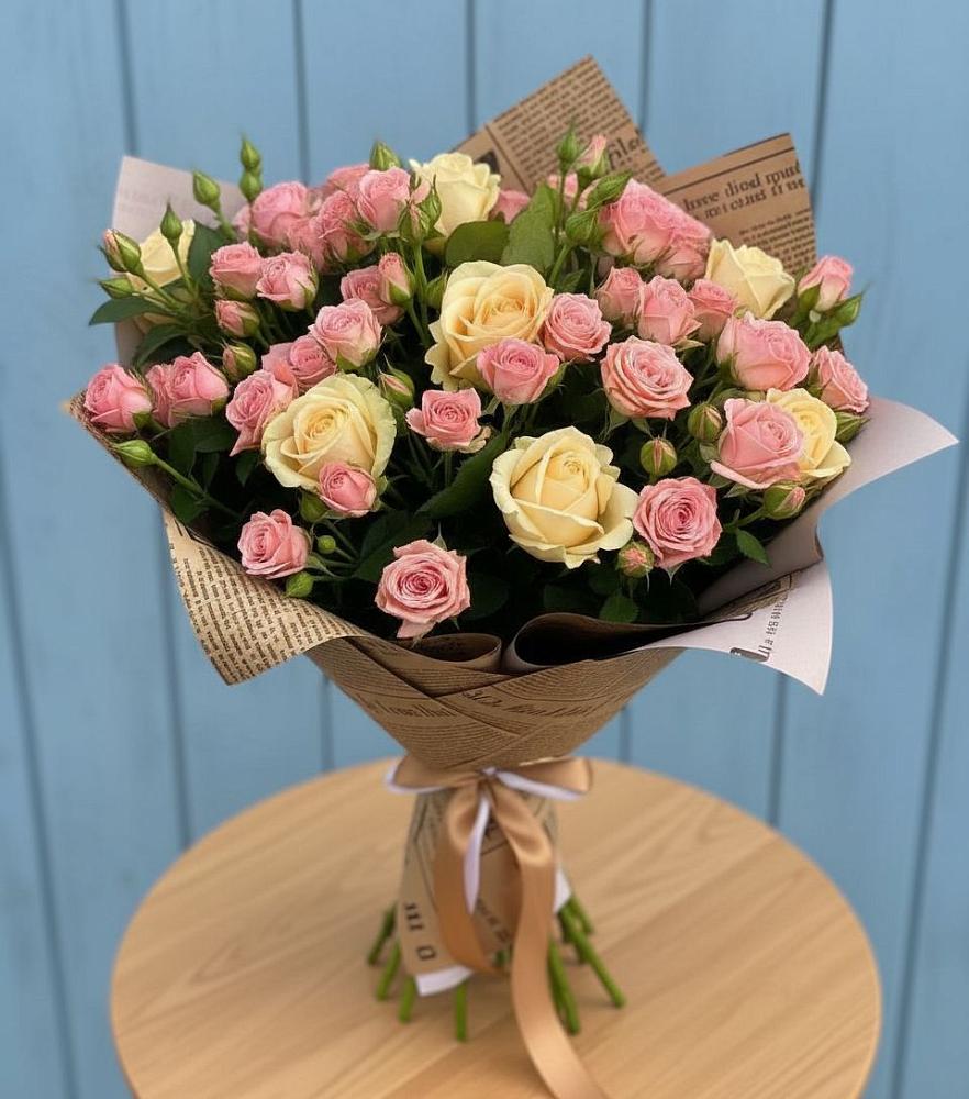 Букет цветов из: Розы в Добрянке