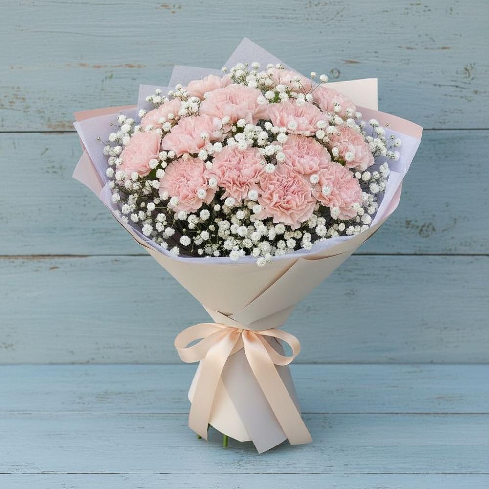 Букет цветов из: Гвоздики в Добрянке