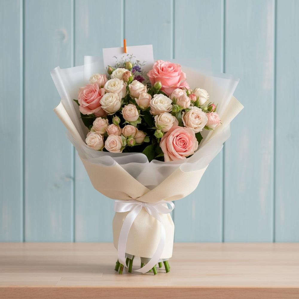 Букет цветов из: Розы в Добрянке