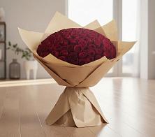 Букет 101 Красная роза в Добрянке