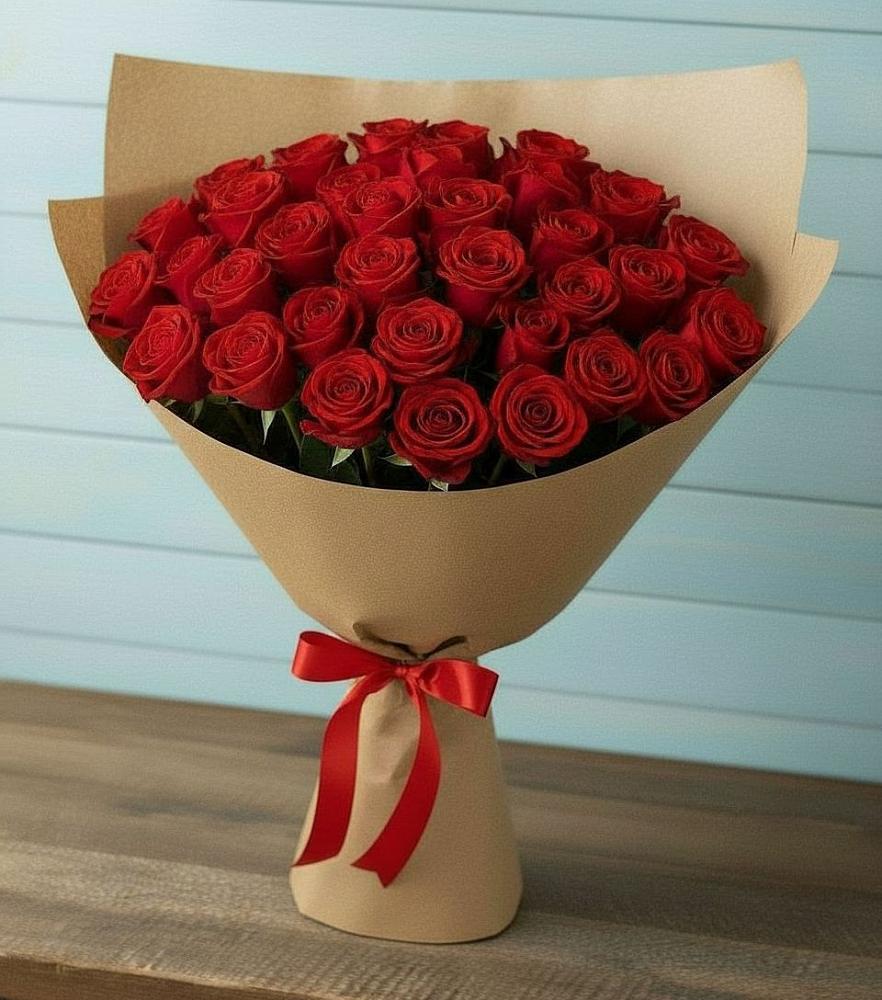 Букет Красные розы Милано в Добрянке
