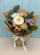 Букет цветов из:  Герберы и Хризантемы в Добрянке
