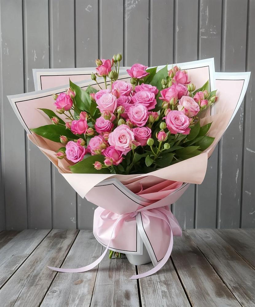 Букет Розовый кустик в Добрянке