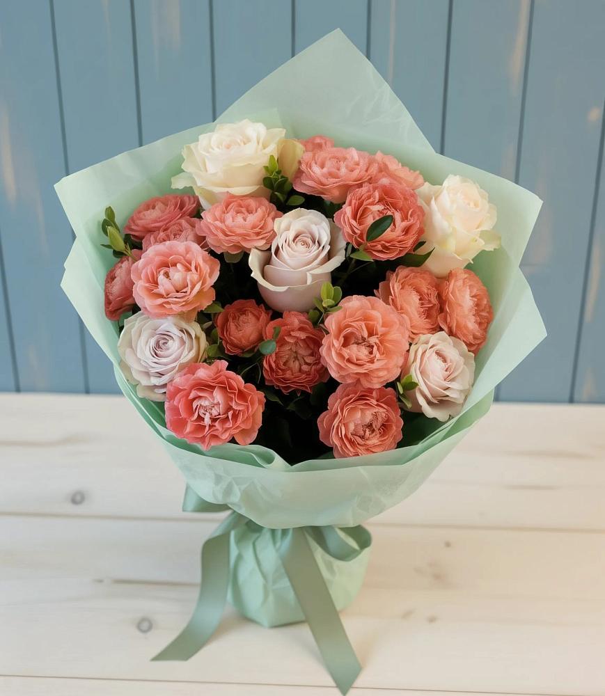 Букет цветов из: Розы в Добрянке