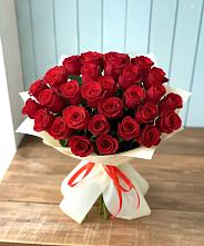 Букет 29 Красных роз в Добрянке