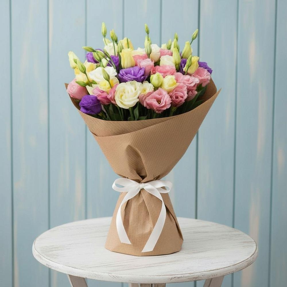 Букет цветов из: Лизиантусы в Добрянке