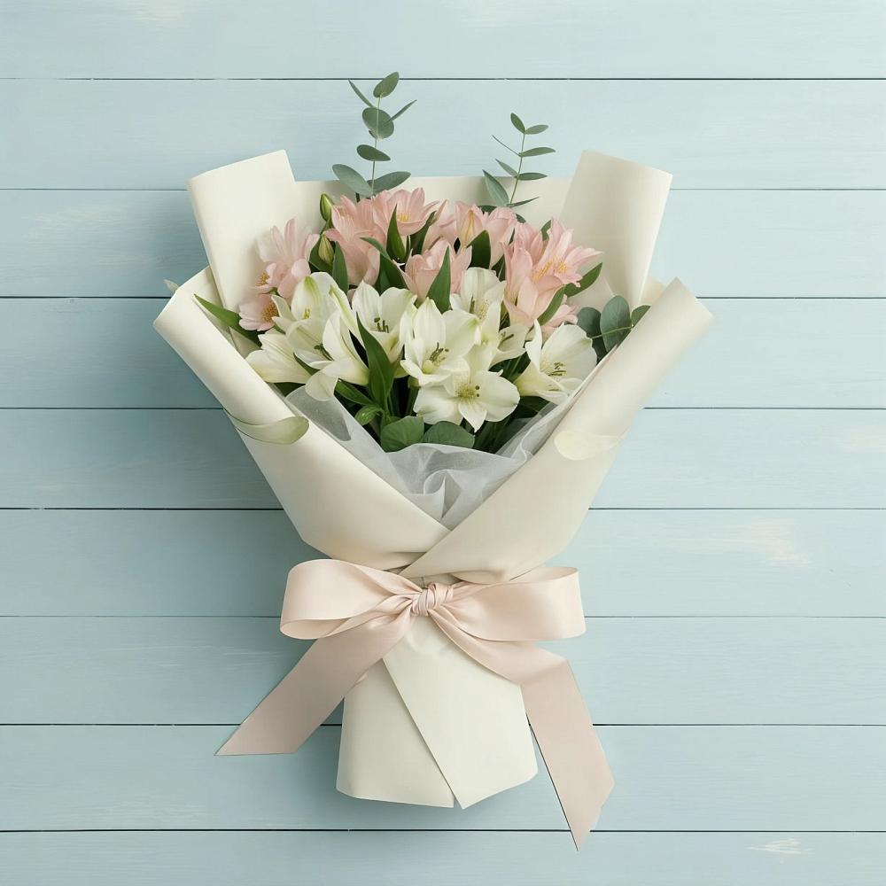 Букет цветов из: Альстромерии в Добрянке