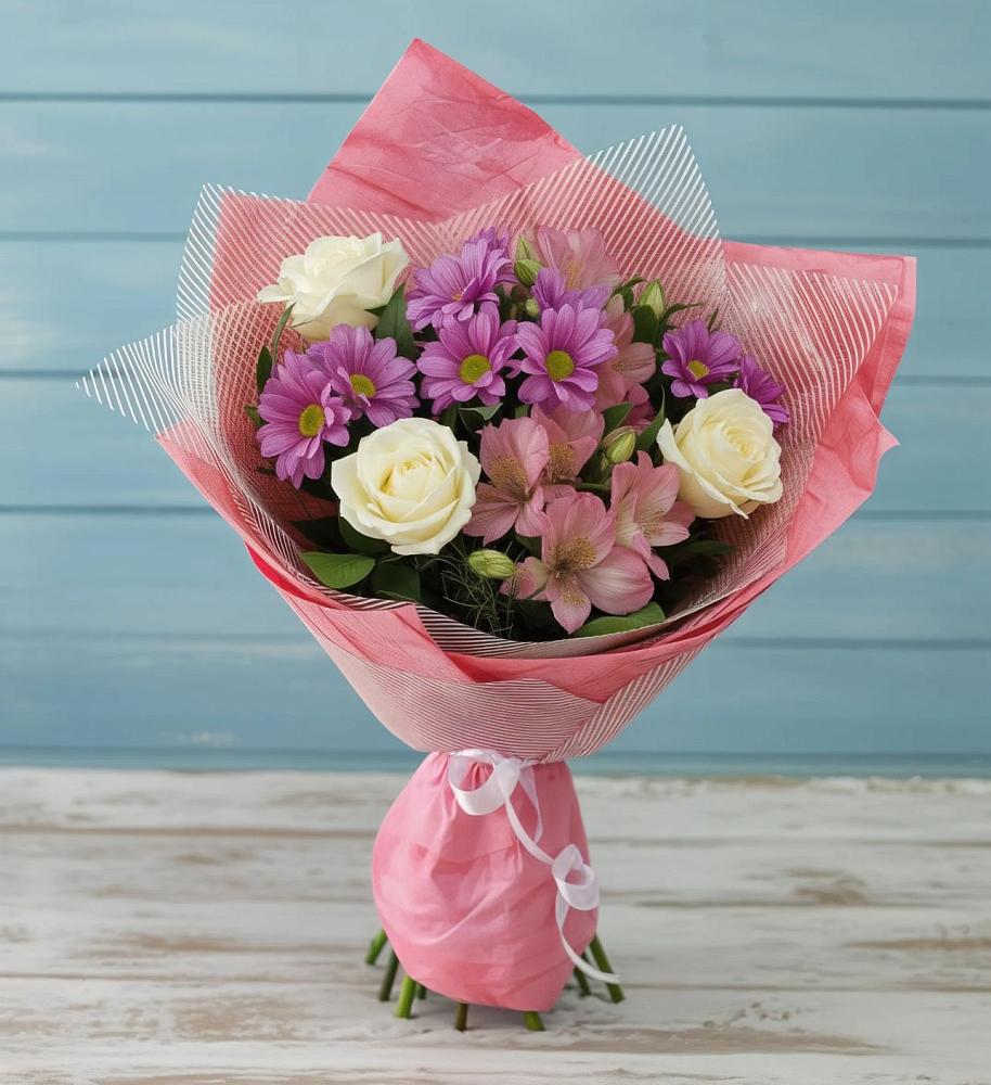 Букет цветов из: Герберы в Добрянке