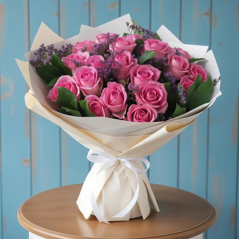 Букет цветов из: Розы в Добрянке