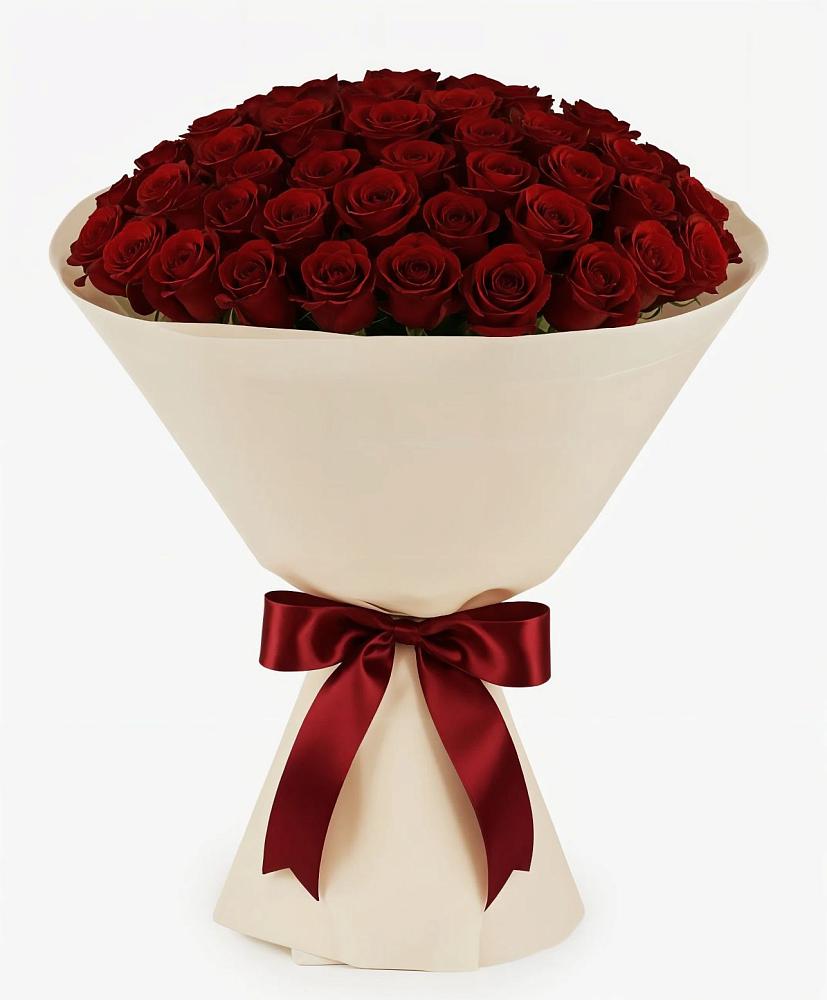 Букет 101 Бордовая роза Блэк Бакарра в Добрянке