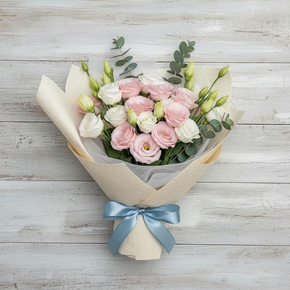 Букет цветов из: Лизиантусы в Добрянке